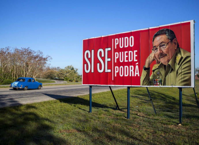Propaganda poster in Cuba