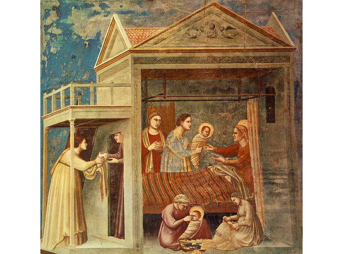Giotto: Nativity of the Blessed Virgin Mary