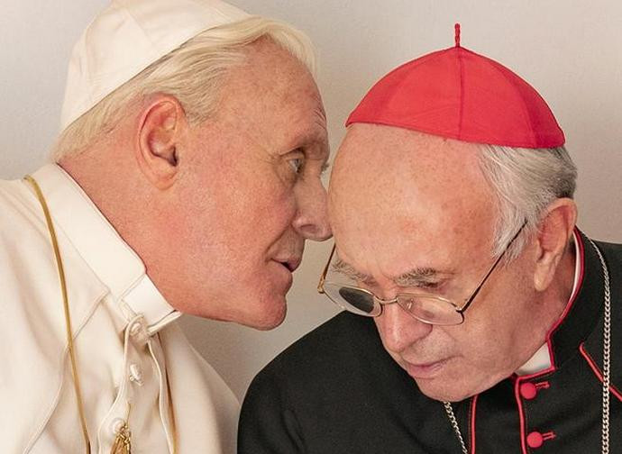 Anthony Hopkins and Jonathan Pryce, The two Popes