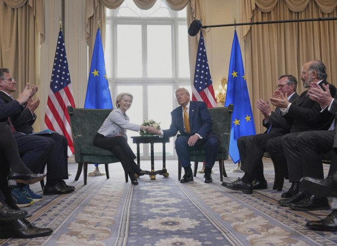 Ursula von der Leyen e Donald Trump (La Presse) Ursula von der Leyen e Donald Trump (La Presse)