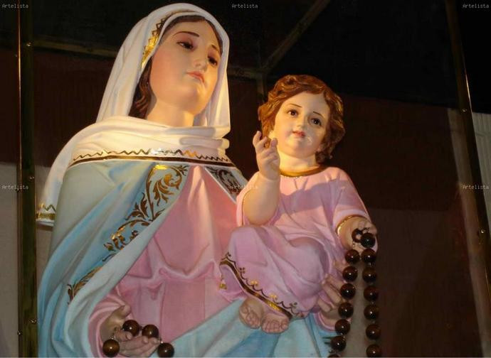 Our Lady of the Rosary of san Nicolas