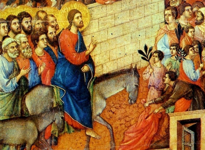 The entrance of Jesus in Jerusalem, Duccio di Boninsegna
