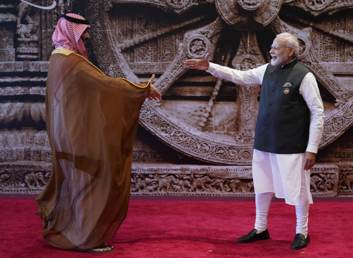 Saudi Mohammed bin Sulman and Indian PM Modi