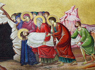 The burial of Jesus, prelude to the Resurrection