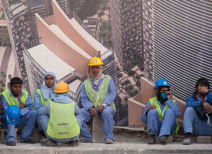 Lavoratori stranieri a Doha