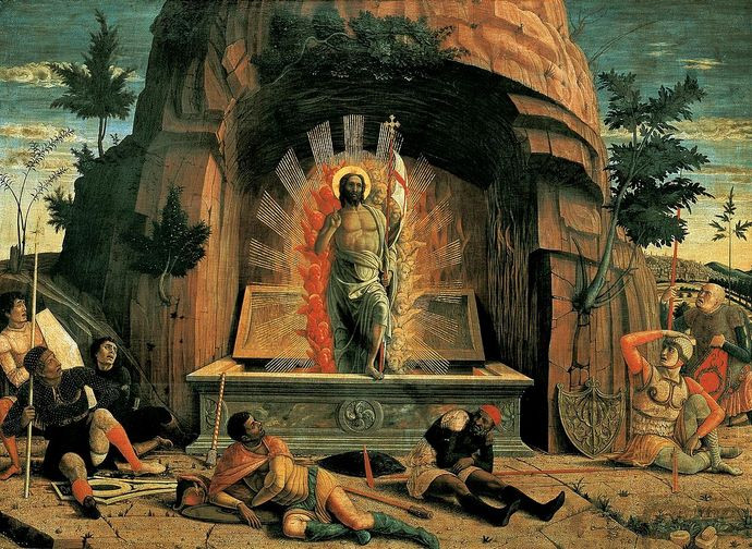 Resurrection, Andrea Mantegna