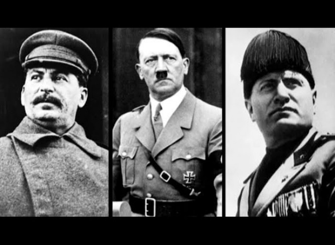 Stalin, Hitler and Mussolini
