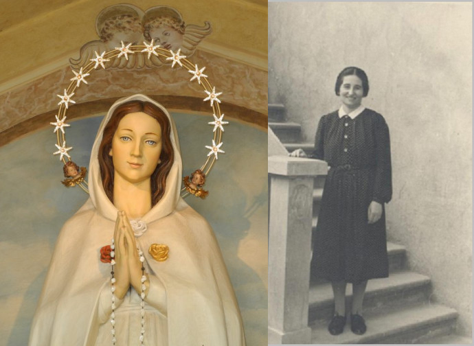 The Madonna of Rosa Mistica and Pierina Gilli