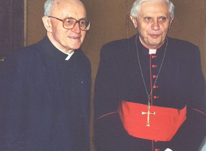 Vanhoye with cardinal Ratzinger